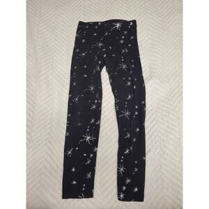 Girls Old Navy Celestial Glitter Built in Tough Full Length Leggings Size S 6/7